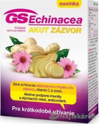 E-shop GS Echinacea AKUT ZÁZVOR, 15 tbl