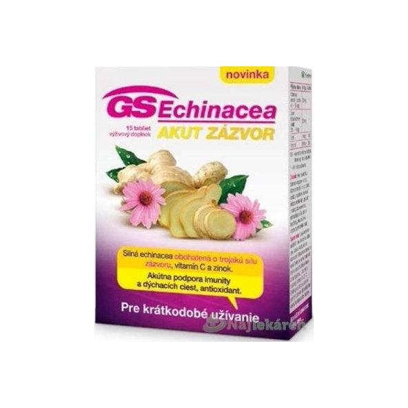 GS Echinacea AKUT ZÁZVOR, 15 tbl