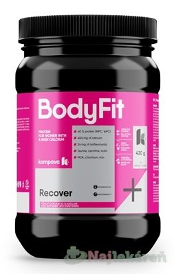 E-shop BodyFit - proteín pre ženy, čokoládový prášok, 420 g