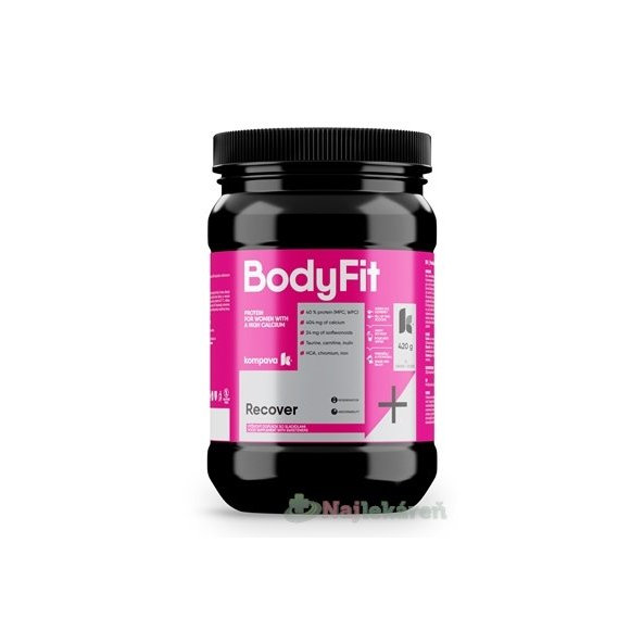 BodyFit - proteín pre ženy, čokoládový prášok, 420 g