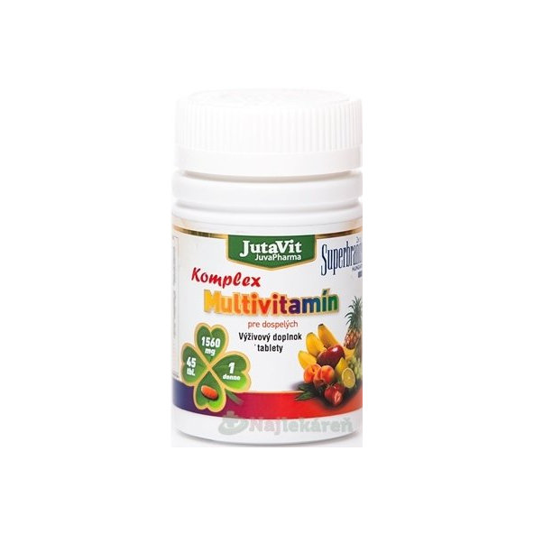 JutaVit Multivitamín Komplex pre dospelých, 45 tbl