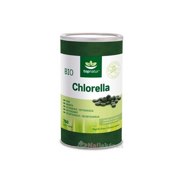 topnatur BIO CHLORELLA, 750 tbl