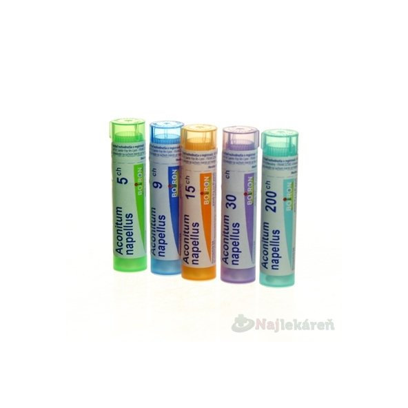 ACONITUM NAPELLUS GRA HOM CH15, na neurologické indikácie, 1x4 g