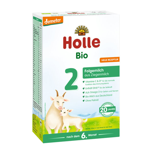 3 x HOLLE Bio Detská mliečna výživa na bázi kozieho mlieka , pokračovacia formule 2