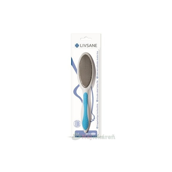 LIVSANE Obojstranná brúska na kožu 1 ks