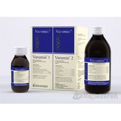 Varumin 1 a Varumin 2, perorálny roztok, 50 ml + 200 ml
