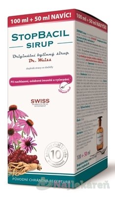 E-shop STOPBACIL SIRUP - Dr.Weiss, 100+50 ml navyše (150 ml)