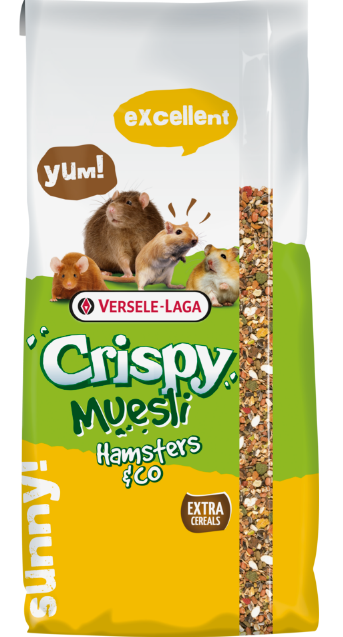 E-shop Versele Laga Crispy Muesli Hamsters & Co - škrečok, potkan, myš 20kg