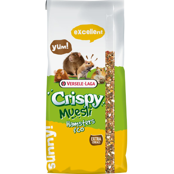 Versele Laga Crispy Muesli Hamsters & Co - škrečok, potkan, myš 20kg