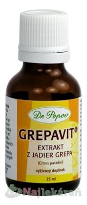E-shop DR.POPOV Grepavit (grep - extrakt z jadier), 25 ml