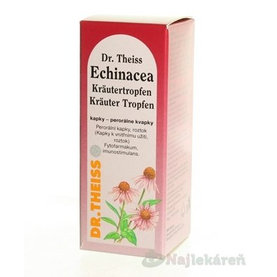 Dr. Theiss ECHINACEA Kräuter Tropfen na prevenciu prechladnutia, 50 ml