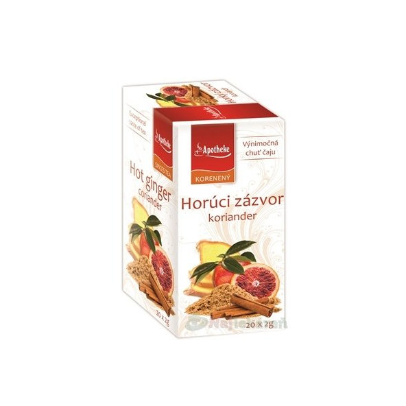 APOTHEKE PREMIER SELECTION Horúci zázvor koriander, 20x2 g