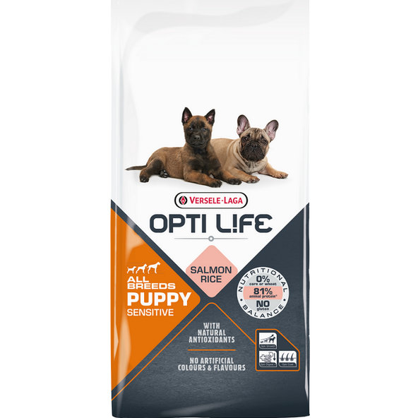 Versele Laga Opti Life dog Puppy Sensitive All Breeds granule pre psy 1kg