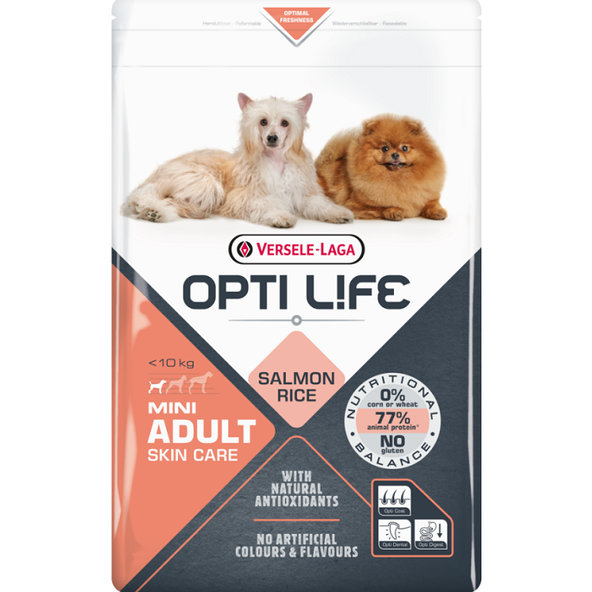 Versele Laga Opti Life dog Adult Skin Care Mini 2,5kg