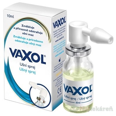 E-shop VAXOL ušný sprej na odstránenie ušného mazu 10ml