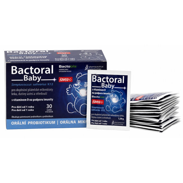 favea Bactoral Baby s vitamínom D 30 vrecúšok