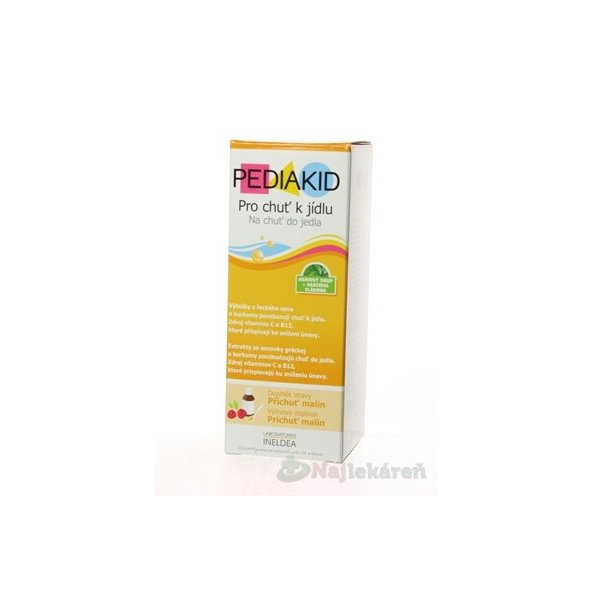 PEDIAKID sirup na chuť do jedla, 125 ml