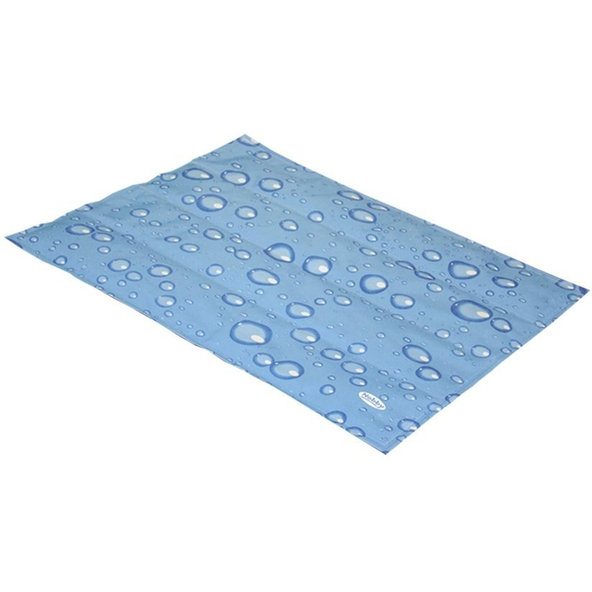 Chladiaca podložka pre psy a mačky "Bubble" L 90x70cm modrá