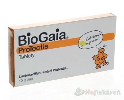 E-shop BioGaia ProTectis žuvacie tablety, 10 tbl