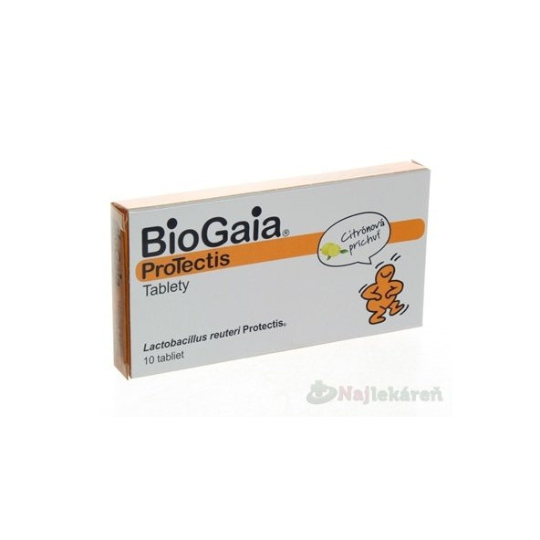 BioGaia ProTectis žuvacie tablety, 10 tbl