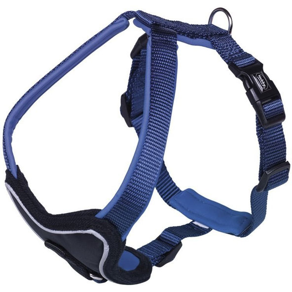 Postroj pre psy "Classic Comfort" (L-XL) modrá