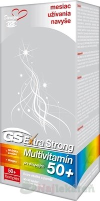 GS Extra Strong Multivitamín 50+, tbl 90+30 navyše (120 ks)