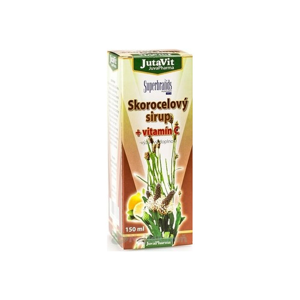 JutaVit Skorocelový sirup + vitamín C, 150 ml