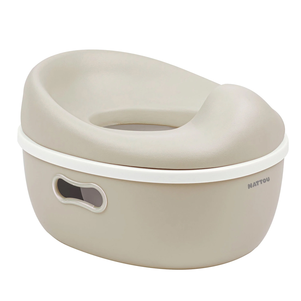 NATTOU Nočník učiaci 3v1 Potty Beige