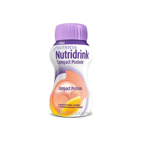 NUTRIDRINK COMPACT PROTEIN s príchuťou broskyňa a mango 24x125 ml