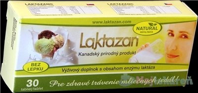E-shop LAKTAZAN tablety, enzým laktáza s príchuťou mäty 30 tbl