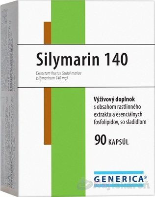E-shop GENERICA Silymarin 140 výživový doplnok, 90 cps