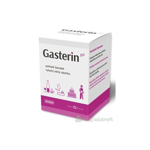 GASTERIN gél - ROSEN, vrecúška 20 ks