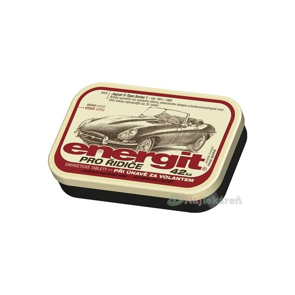 Energit PRE VODIČOV energetické tablety s príchuťou višňa 42 ks
