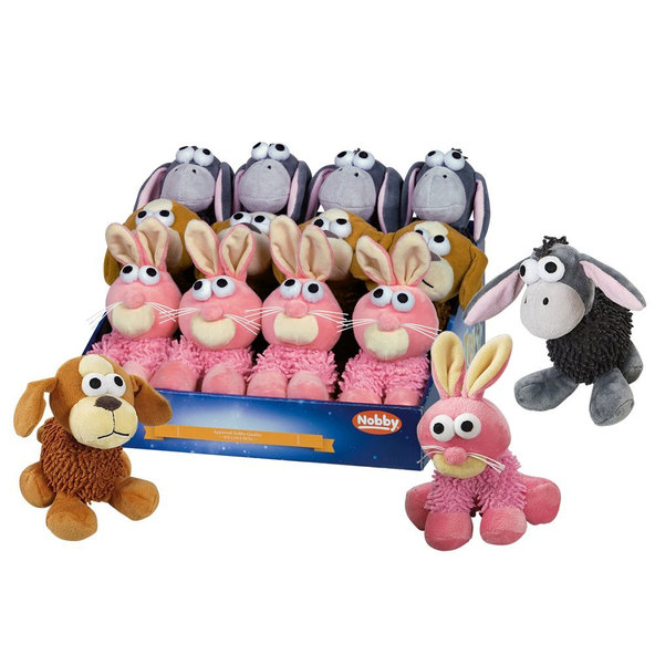 Mäkká hračka pre psy "Moppy" zvieratká 12ks