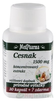 E-shop MedPharma CESNAK 1500 mg, cps 30+7 zdarma (37 ks)