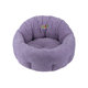 Komfortný oválny pelech pre šteniatka "Puppy" 50x45x32cm svetlofialová