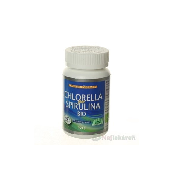 CHLORELLA plus SPIRULINA BIO, tbl 400