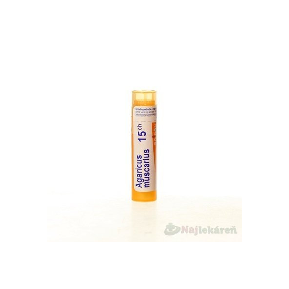 AGARICUS MUSCARIUS, GRA HOM CH15, na nervové a svalové indikácie, 4 g
