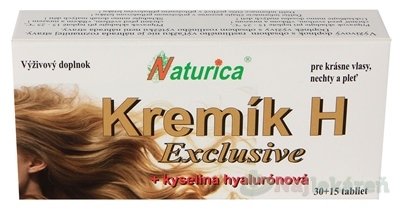 E-shop Naturica Kremík H Exclusive + Kyselina hyalurónová, tbl 30+15 (45 ks)