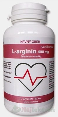 E-shop AcePharma L-arginin cps (želatínové tobolky) 100 ks