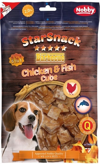 E-shop BBQ Chicken & Fish Cube 140g