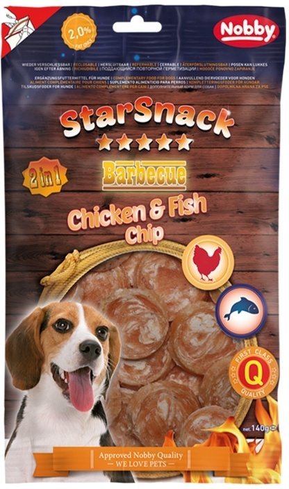 E-shop BBQ Chicken & Fish Chip 140g