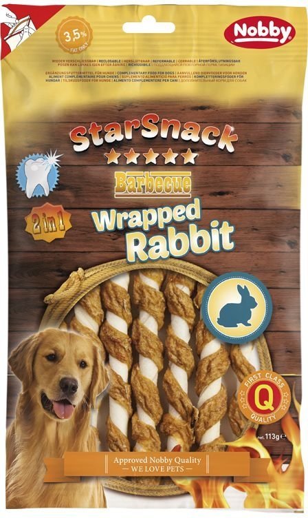 E-shop BBQ Wrapped Rabbit 113g