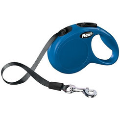 Vodítko Flexi Classic NEW páska M 5 m modré (do 25 kg)