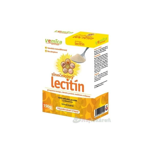Vemica Slnečnicový lecitín, prášok 150 g