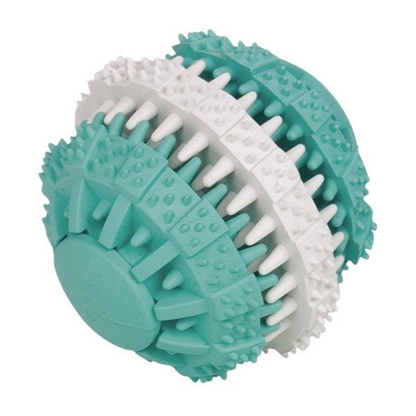 Gumená lopta pre psy s mätovou príchuťou "Dental Fun" Ø6cm