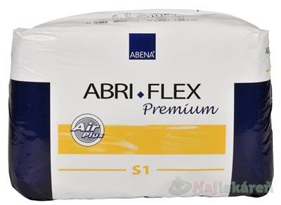 ABENA Abri Flex Premium S1, plienkové nohavičky, priedušné, boky 60-90cm, savosť 1400ml, 14ks