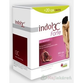 INDOL3C Forte for woman, cps 100+20 gratis (120 ks)