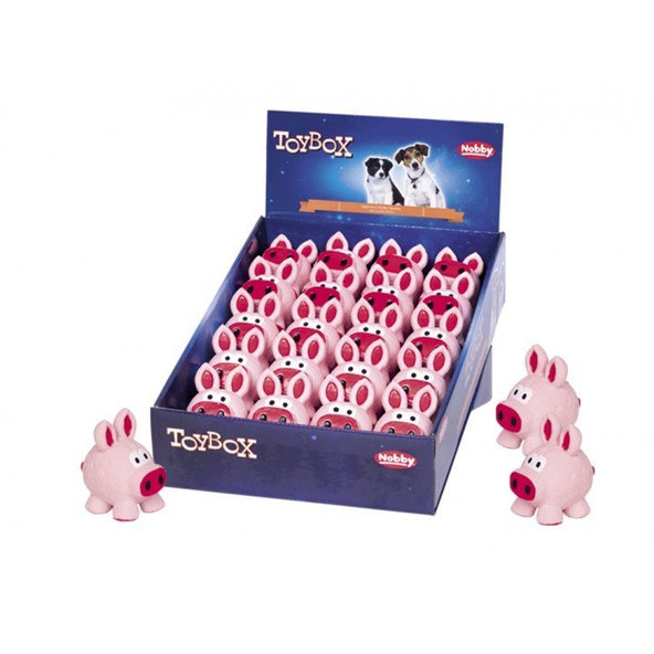 Latexová hračka pre psy "Coole Sau" 9cm 20ks