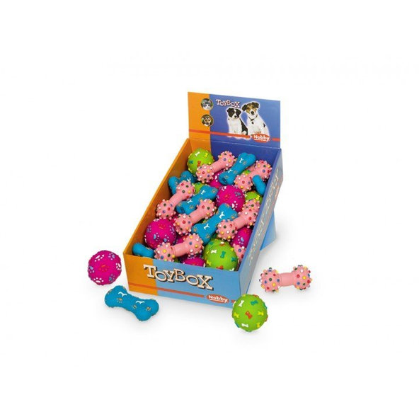 Latexová hračka pre psy 36ks